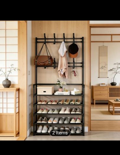 Shoe rack(5 tier), heavy duty storage units(5, 4, 3 tiers)