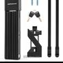 Portable Anti-Theft Zinc Alloy Folding Lock Image 5