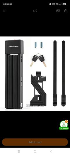 Portable Anti-Theft Zinc Alloy Folding Lock