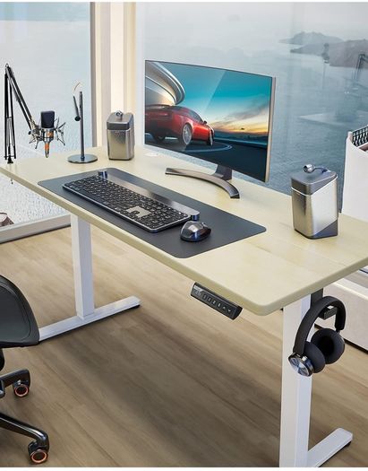 Electric Standing Desk Height Adjustable 120 x 60 cm