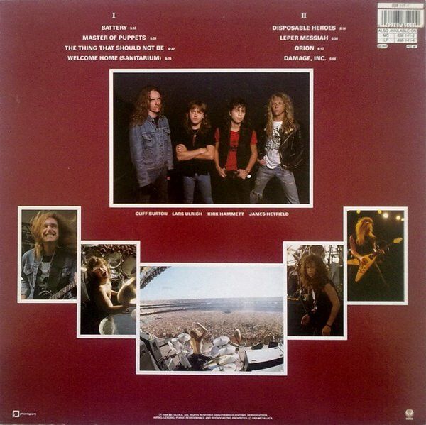 Metallica Master Of Puppets