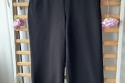 Bnwot black culotte trousers size 8 elastic waistband with pockets Dunnes stores