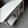 Two white Ikea Hemnes bedside tables Image 3