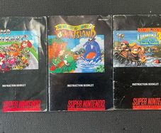 SNES Manuals / Instructions (Price for all)