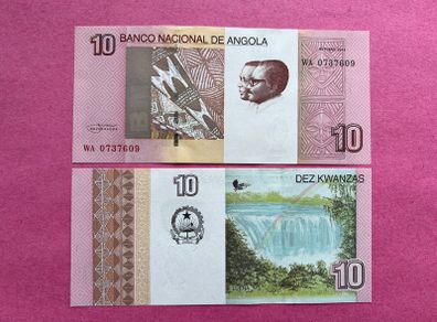 Angola. 10 Kwanzas 2012. Pick 151a. ( Uncirculated )