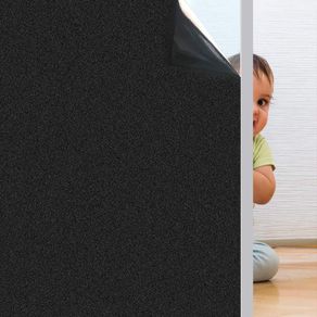 Privacy Window Film Self Adhensive Frosted Glass Film Opaque No Glue Static Cling Sticker for Office, Bathroom Living Room and Kitchen