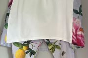 Ted Baker baby Girls white top with butterfly and floral detail at the back &amp; matching leggings Age 18-24 months EUC