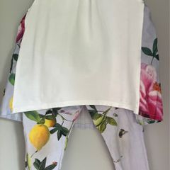 Ted Baker baby Girls white top with butterfly and floral detail at the back & matching leggings Age 18-24 months EUC