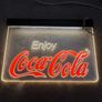 Coca Cola Lighted Plexiglass Sign Original 90's Image 4