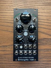 Erica Synths Black Stereo Reverb eurorack module