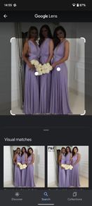 2 Cari's Closet debs/bridesmaids multi tie dresses. Free size. One pink one lilac.