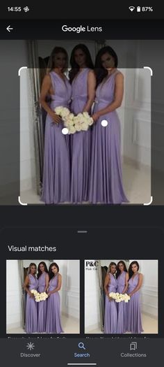 2 Cari's Closet debs/bridesmaids multi tie dresses. Free size. One pink one lilac.