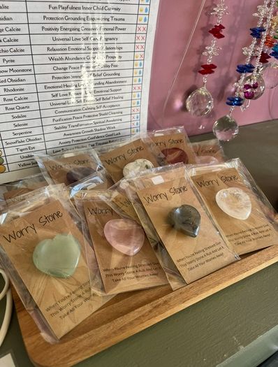 Worry Stones Gemstone Crystal Pocket Fidget Anxiety