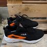 FILA Ray Tracer Black/Orange Sneakers Size UK 10 Image 4