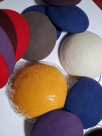 100%wool felt Beret Hat Bases/millinery supplies