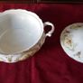 37 Piece Royal Albert September Song Gold Gilt Bone China Dinner Service / Set For 6 Person Setting Made In England Antique Rare And Hard To Find Image 7