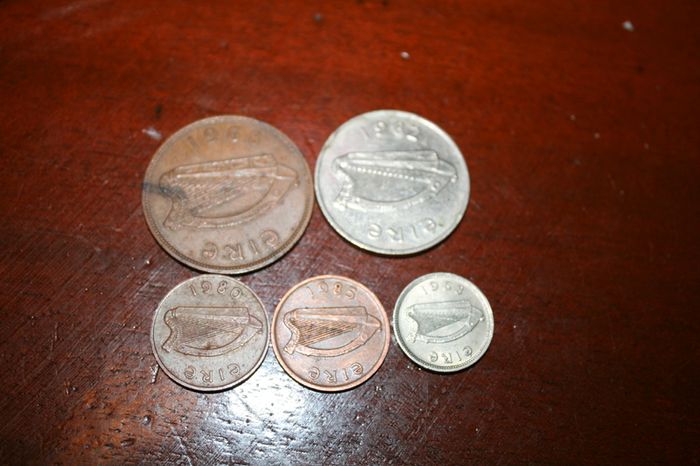 Vintage Irish Coins
