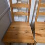 4 ikea wooden chairs Image 2