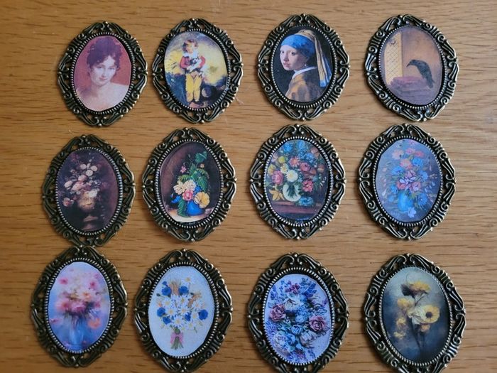 Miniature Paintings, pictures for dolls houses