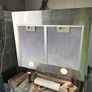Kitchen Extractor Fan in Chrome Finish That Fits Between Units or Can Be Mounted Free Standing. Image 5