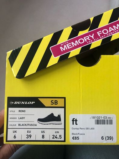 Women Safty Shoes - Dunlop size UK 6