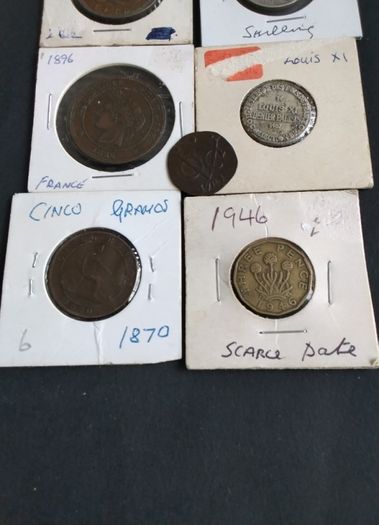 Seven Assorted Coins