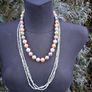 Kenneth Jay Lane Pearl Necklace and A Vintage Pearl Necklace Image 2
