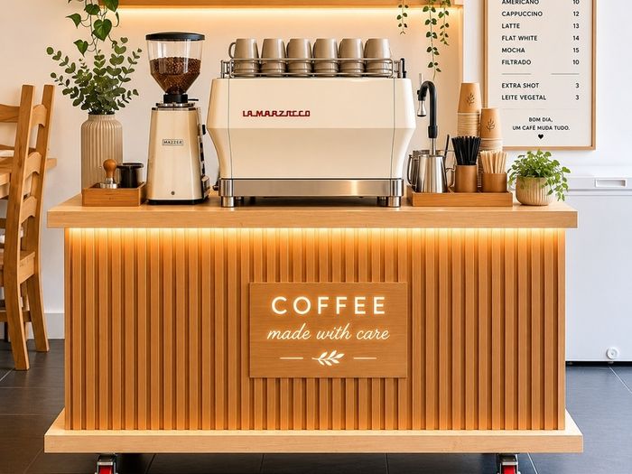Coffee Cart Fully Collapsible