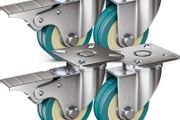 200KG Heavy Duty Castor Wheels for Trolleys &amp; Furniture