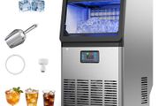 Commercial Ice Maker Machine 36 kg/24h with 6 kg Storage Capacity, Countertop/Freestanding/Under Counter