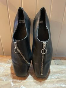 womens shoes flats Camper Twins black leather size 5
