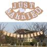 just married wedding banner sign wedding accessories Image 3
