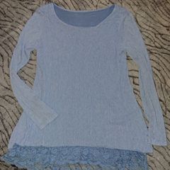 River Moda Blue Top. Size 10