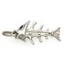 Vintage 925 Sterling Silver Fishbone Pendant Image 3
