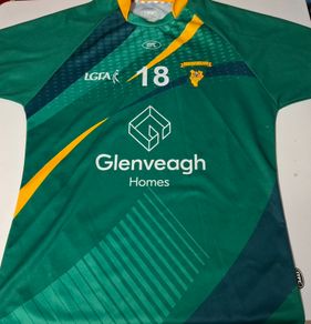 Kilcock LGFA GAA (Kildare) Match Worn Gaelic Football Jersey (Adult Small) FREE POST