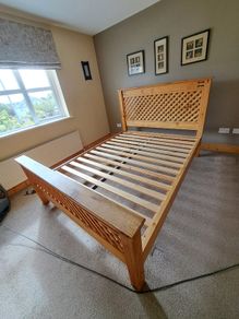 Wooden Double Bed Frame