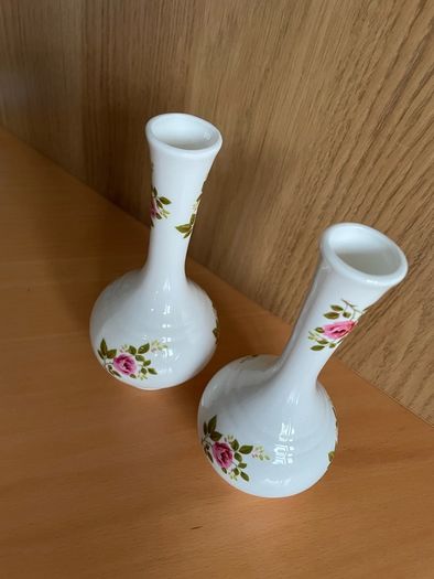 Vintage Small Flower Bud Vases England Fine Bone China