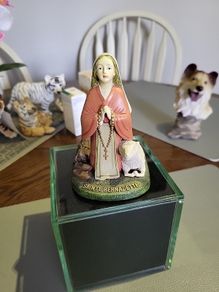 Saint bernadette ornament