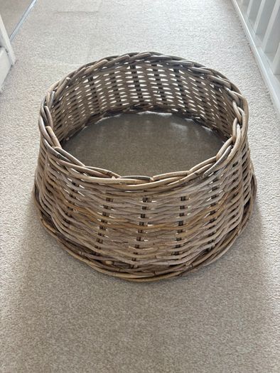 Wicker Christmas tree base