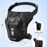 Drop Leg Bag, [Expandable Storage] Motorcycle Leg Bag, EVA Hardshell Durable Hiking Waist Pack, Reflective Strip & Adjustable Strap, Hip Pouch for Men Women Cycling Running Traveling Image 4