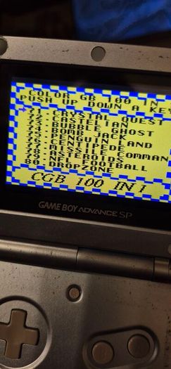 gameboy pokemon/zelda/Mario n more  multicart 100 in 1