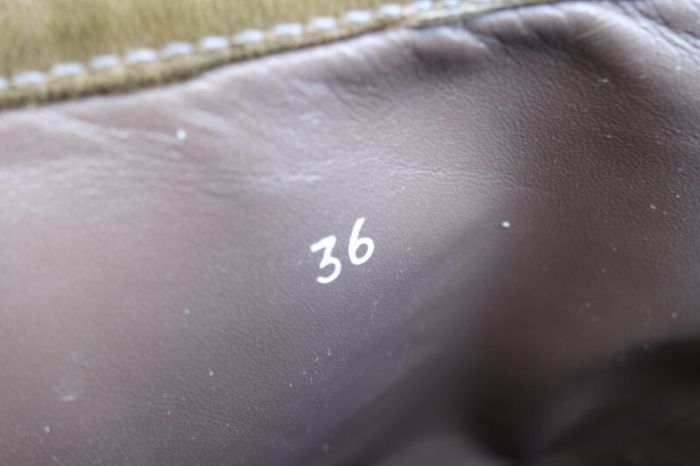 Womens forest Green genuine leather boots