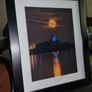 Harvest Moon Rising Over Blackrock Castle Framed Print Image 2