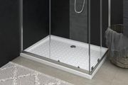 Shower Base Tray with Dots White 70x100x4 cm ABS
