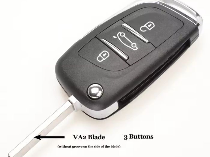 Citroen key shell