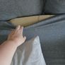 2 + 3 grey fabric sofa Image 3