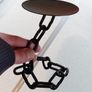 Black Candle Holder (new). Image 2