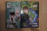 Ben 10 Alien force jigsaw book (complete) &amp; colouring book