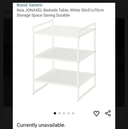 Metal Side table/storage/night table