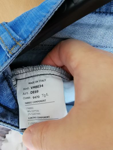 Young Versace denim short UK 10